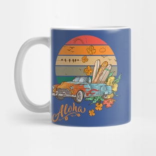 Aloha Vintage Hawaii Convertible Mug